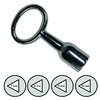 Dornschlüssel, Steckschlüssel, Innen-Dreikantschlüssel 7 - 10 mm